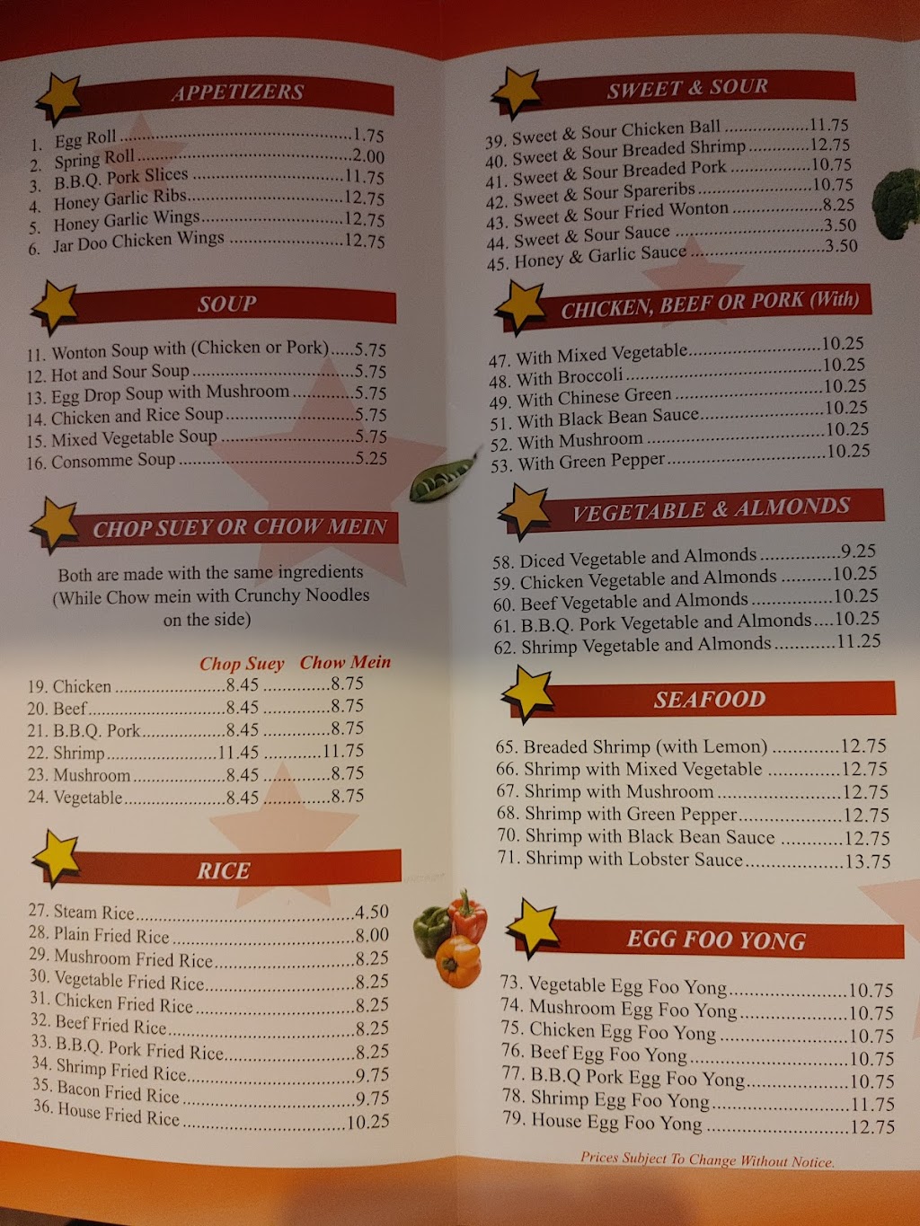 Ming Star Restaurant Inc | 23 Front St N, Campbellford, ON K0L 1L0, Canada | Phone: (705) 653-5500