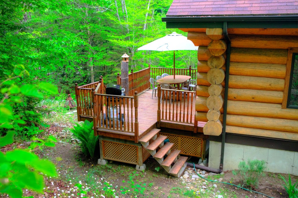 Chalet bois rond Le Rustic à louer | 3 Montée de lEntrelacs, Saint-Adolphe-dHoward, QC J0T 2B0, Canada | Phone: (514) 443-5424