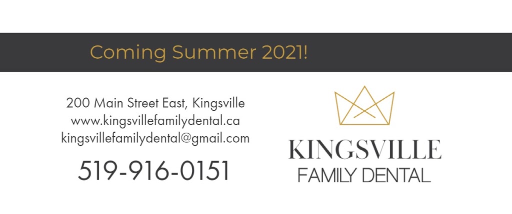 Kingsville Family Dental | 200 Main St E, Kingsville, ON N9Y 1A6, Canada | Phone: (519) 916-0151