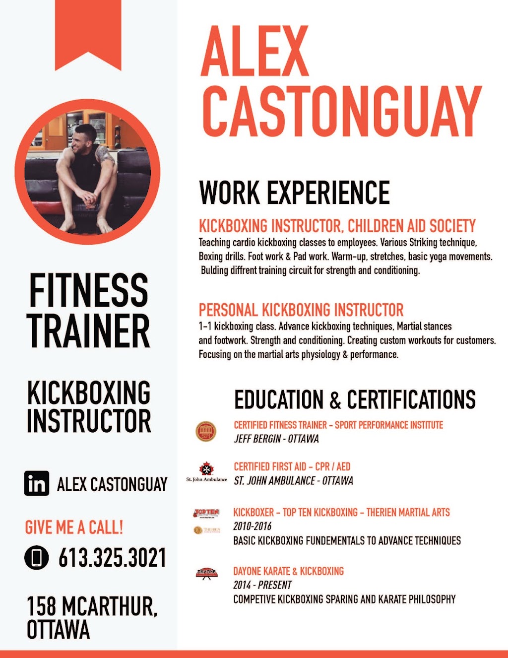 Kickboxing Fit | Carpenter Way, Ottawa, ON K1K 0R1, Canada | Phone: (613) 325-3021