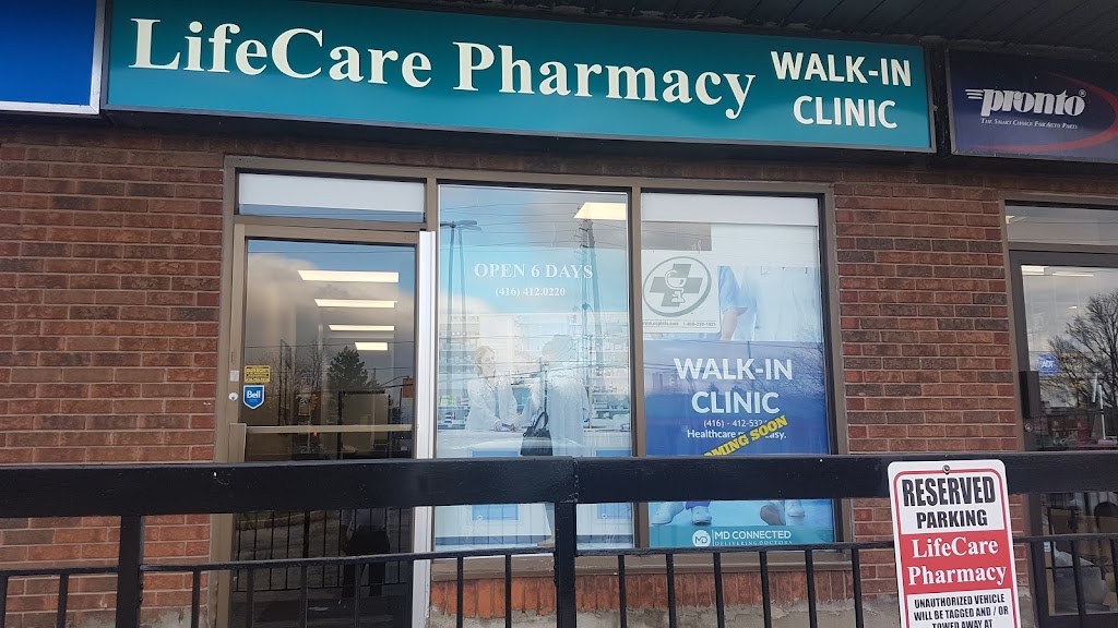 LifeCare Pharmacy & Walk-In Clinic | 4865 Sheppard Ave E #2, Scarborough, ON M1S 3A6, Canada | Phone: (416) 412-0220
