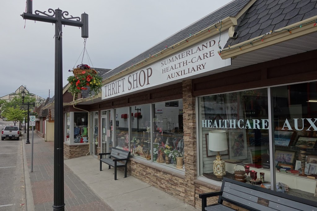 Summerland Health Care Auxiliary Thrift Shop | 13216 Victoria Rd N, Summerland, BC V0H 1Z0, Canada | Phone: (250) 494-9102