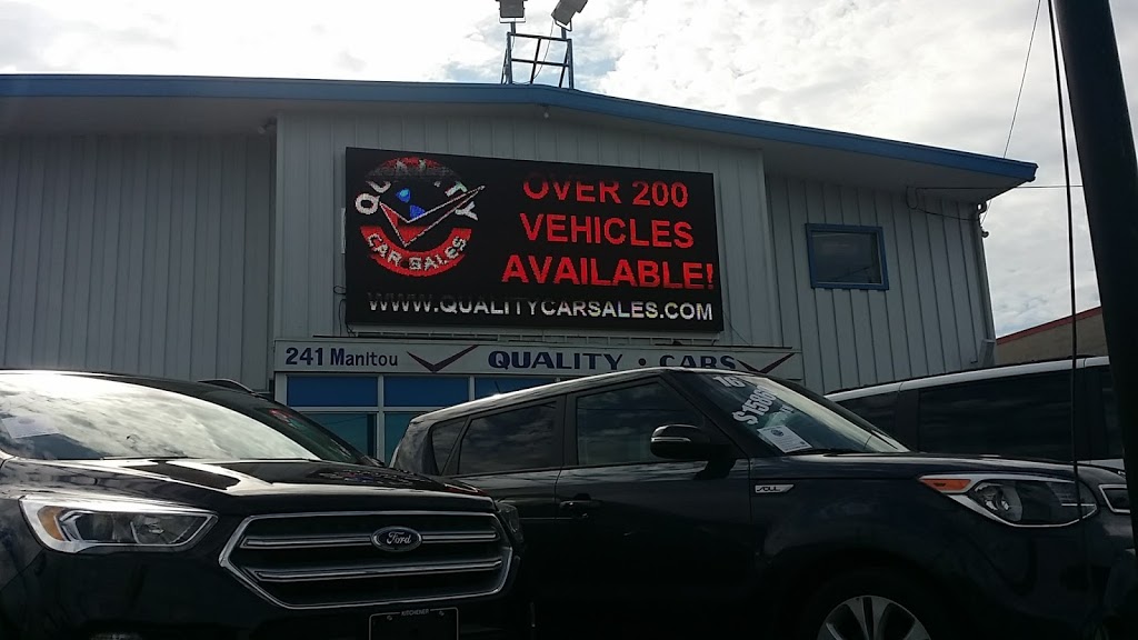 Quality Car Sales Inc. | 241 Manitou Dr, Kitchener, ON N2C 1L4, Canada | Phone: (519) 895-0886