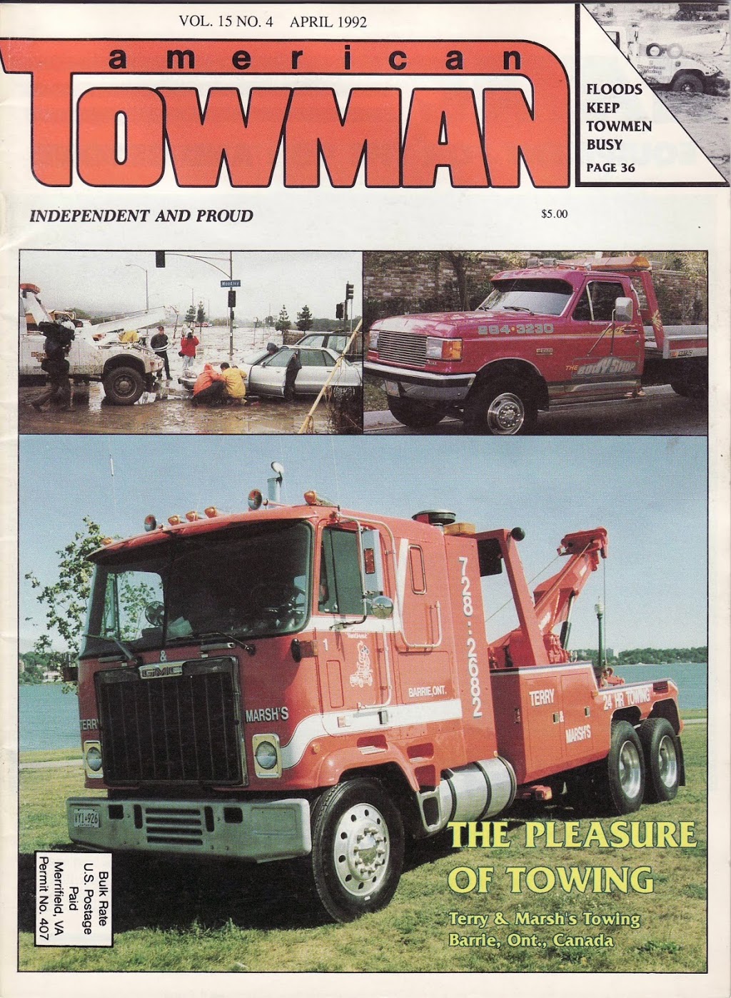 Terry & Marshs 24 Hour Towing | 422 Tiffin St, Barrie, ON L4N 9W8, Canada | Phone: (705) 728-2682