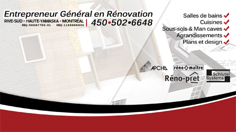 RÉNOVATION YP INC | 24 Allée des Pionniers, Boucherville, QC J4B 7Y7, Canada | Phone: (450) 502-6648