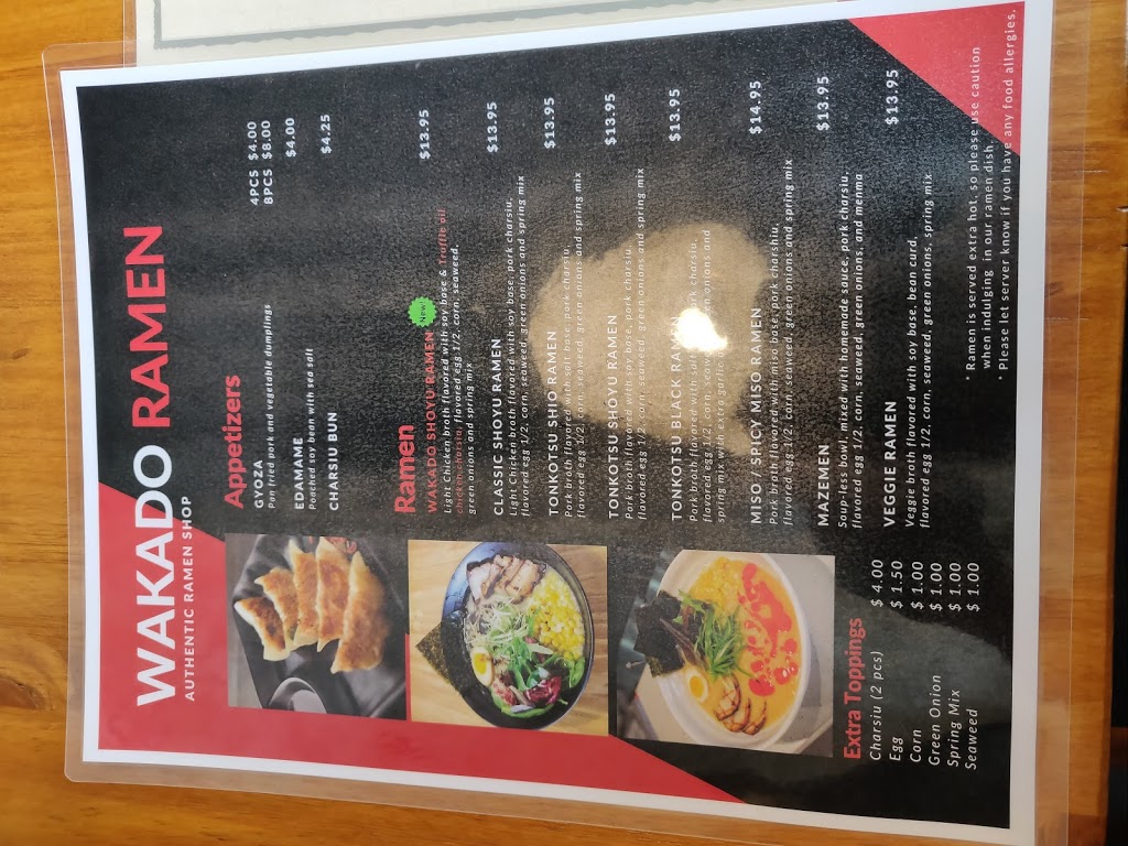 Wakado Ramen | 907 10 Ave SW, Calgary, AB T2R 0B5, Canada | Phone: (403) 457-8828