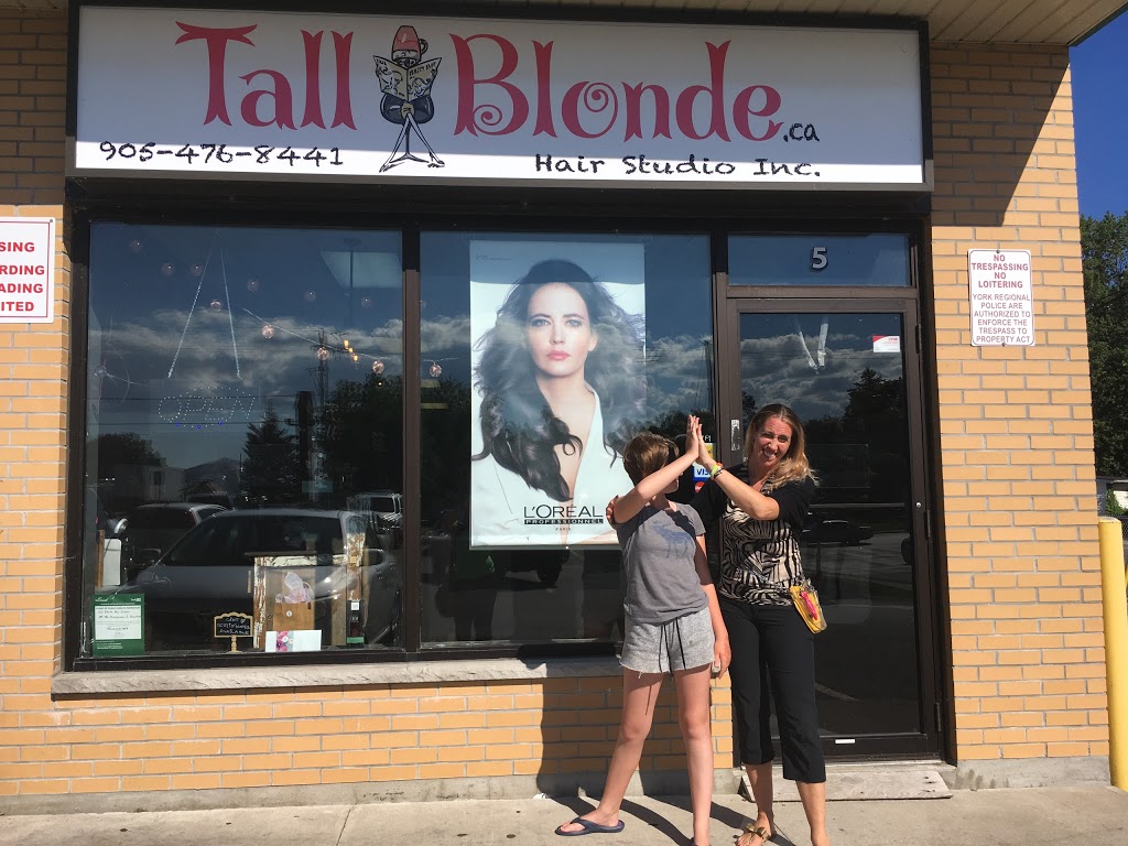 Tall Blonde Hair Studio Inc. | 443 The Queensway S #6, Keswick, ON L4P 3J4, Canada | Phone: (416) 735-0033