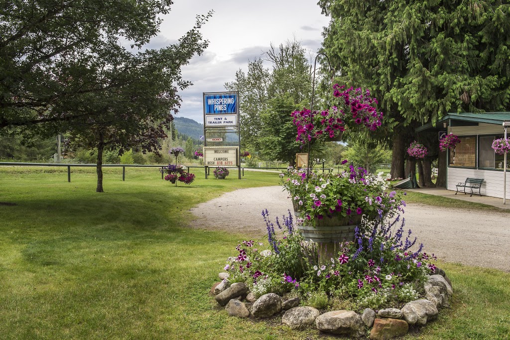 Whispering Pines RV & Tent Park | 11 Hamilton Rd, Mara, BC V0E 2K0, Canada | Phone: (250) 838-6775