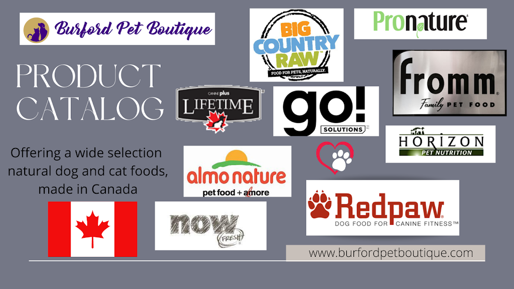 Burford Pet Boutique | 63 King St, Burford, ON N0E 1A0, Canada | Phone: (519) 449-1818