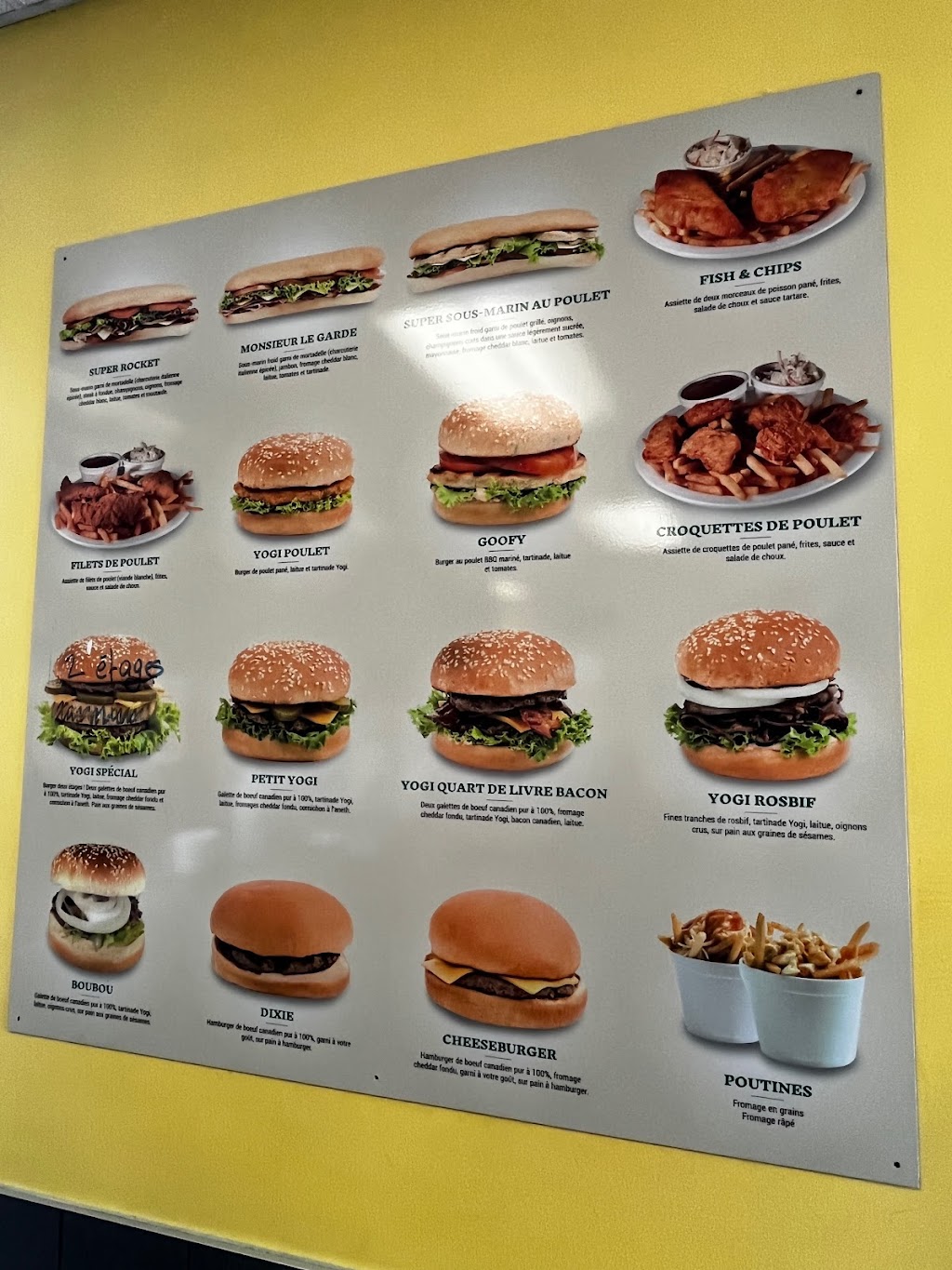 Restaurant Yogi | 675, boul Marcotte, Roberval, QC G8H 2A1, Canada | Phone: (418) 275-0329