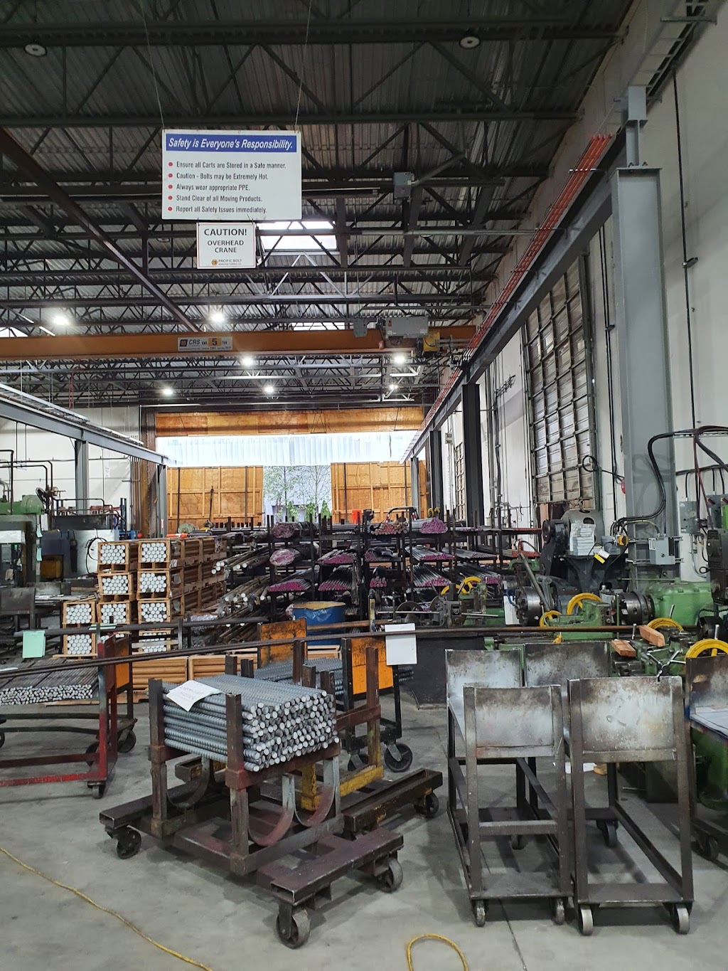 Pacific Bolt Manufacturing Ltd | 5250 272 St, Langley Twp, BC V4W 1S3, Canada | Phone: (604) 524-2658