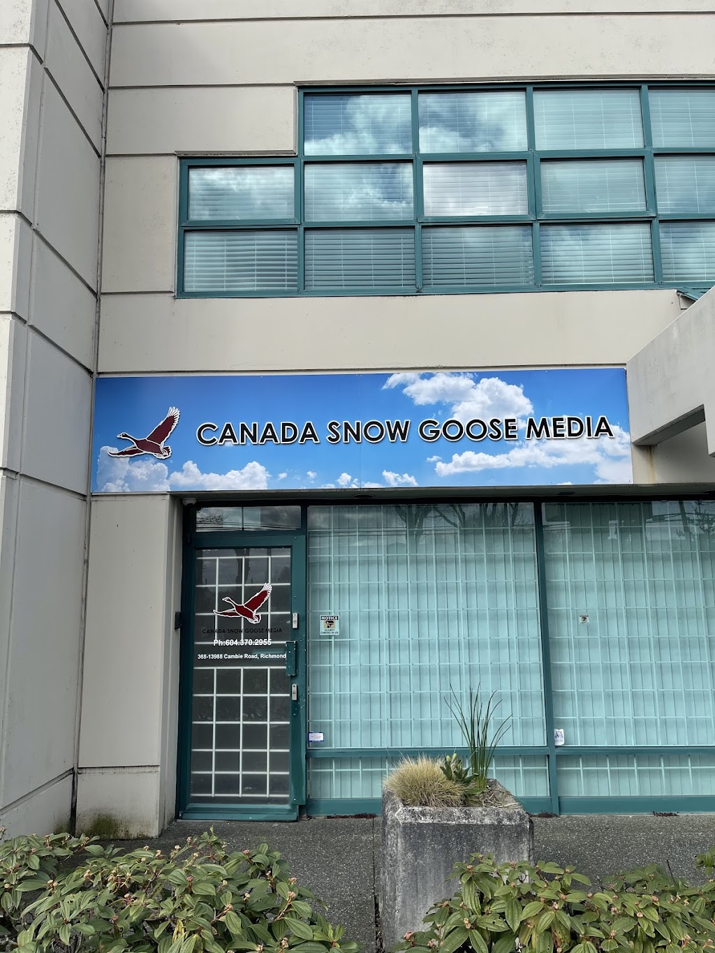 CANADA SNOW GOOSE MEDIA 雪雁传媒 | 13988 Cambie Rd. #368, Richmond, BC V6V 2K4, Canada | Phone: (778) 288-8323