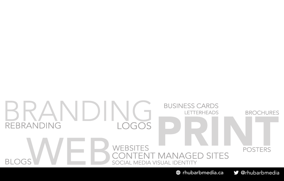 Rhubarb Media | 1148 Snow Valley Rd, Minesing, ON L4M 1Y3, Canada | Phone: (705) 252-2423