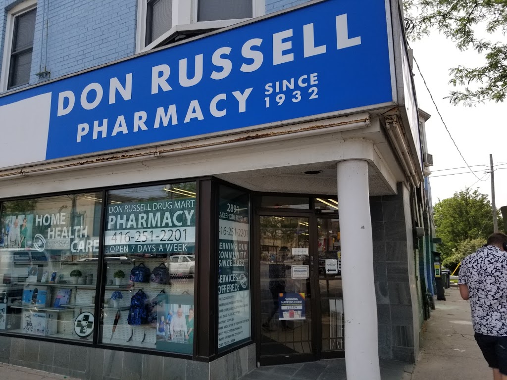 Don Russell Drug Mart | 2891 Lake Shore Blvd W, Etobicoke, ON M8V 1J1, Canada | Phone: (416) 251-2201
