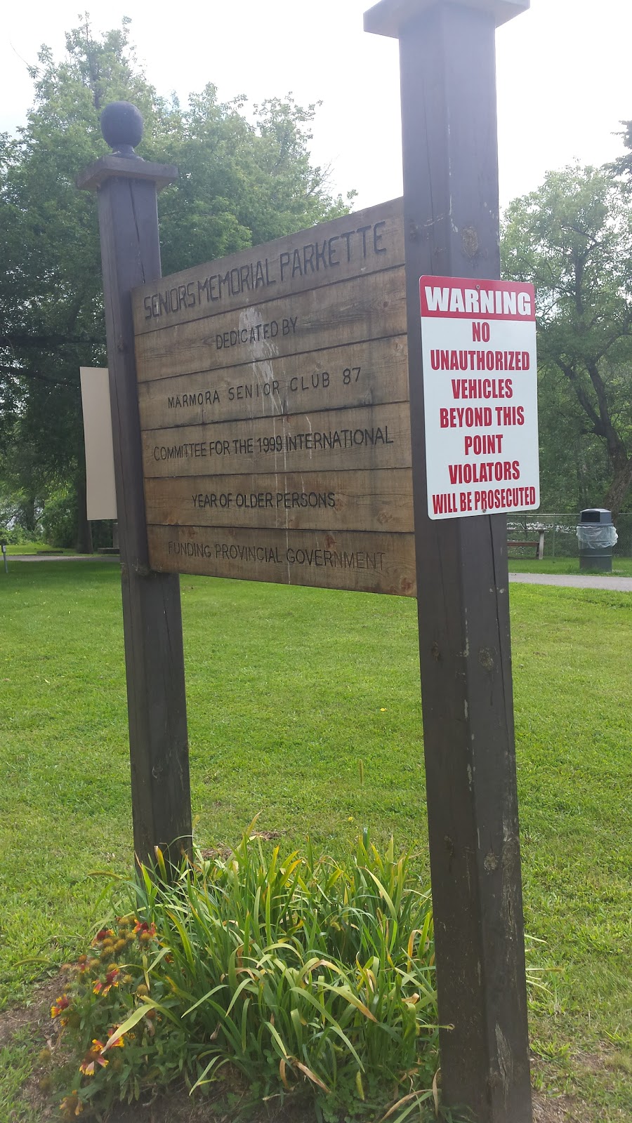 Millside Park | 28-54 Water St, Marmora, ON K0K 2M0, Canada | Phone: (613) 847-3847