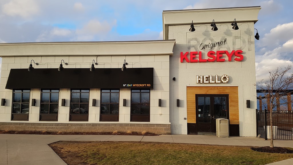 Kelseys Original Roadhouse | 3549 Wyecroft Rd, Oakville, ON L6L 0B7, Canada | Phone: (905) 825-9134