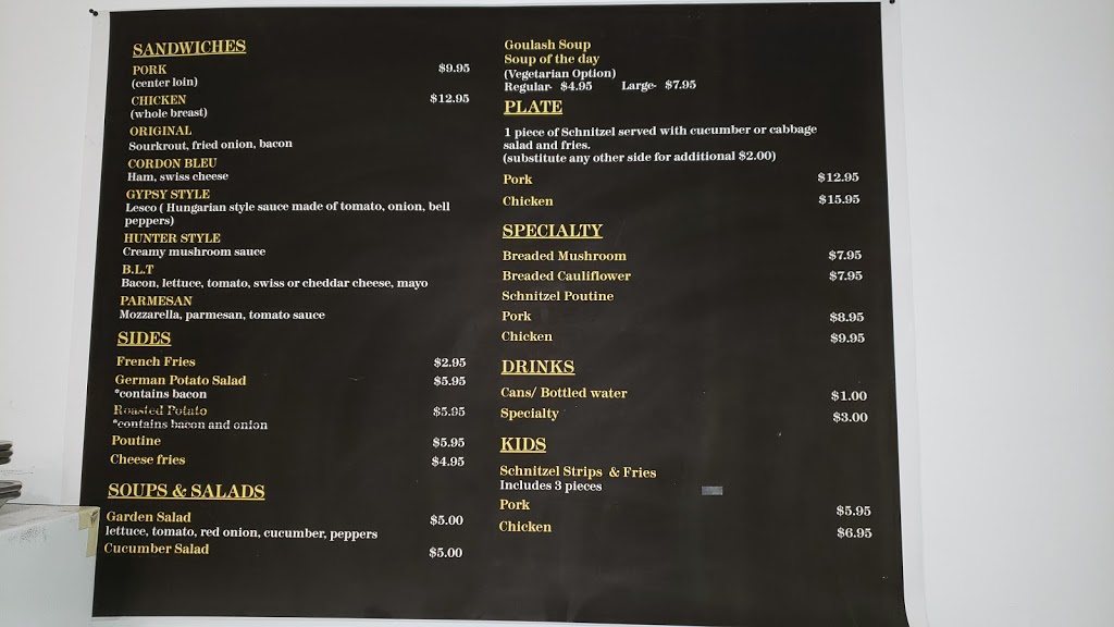 Das Schnitzel | 131 Ottawa St N, Hamilton, ON L8L 1Y5, Canada | Phone: (905) 920-6600