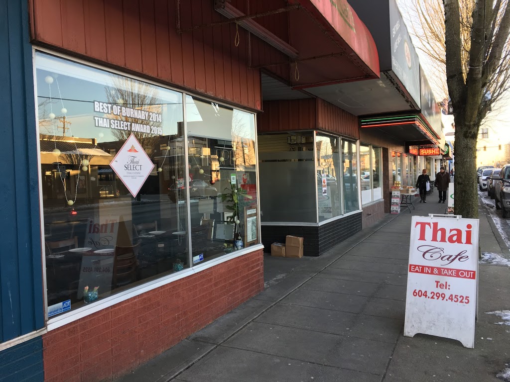 Thai Cafe Restaurant | 4160 Hastings St, Burnaby, BC V5C 2J4, Canada | Phone: (604) 299-4525