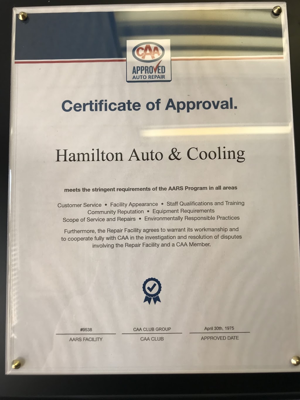 Hamilton Auto & Cooling | 1028 Upper Wellington St, Hamilton, ON L9A 3S3, Canada | Phone: (905) 388-3434