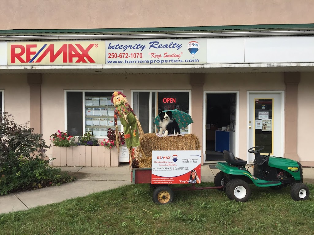 RE/MAX Integrity Realty | 4353 Conner Rd #2, Barrière, BC V0E 1E0, Canada | Phone: (250) 672-1070