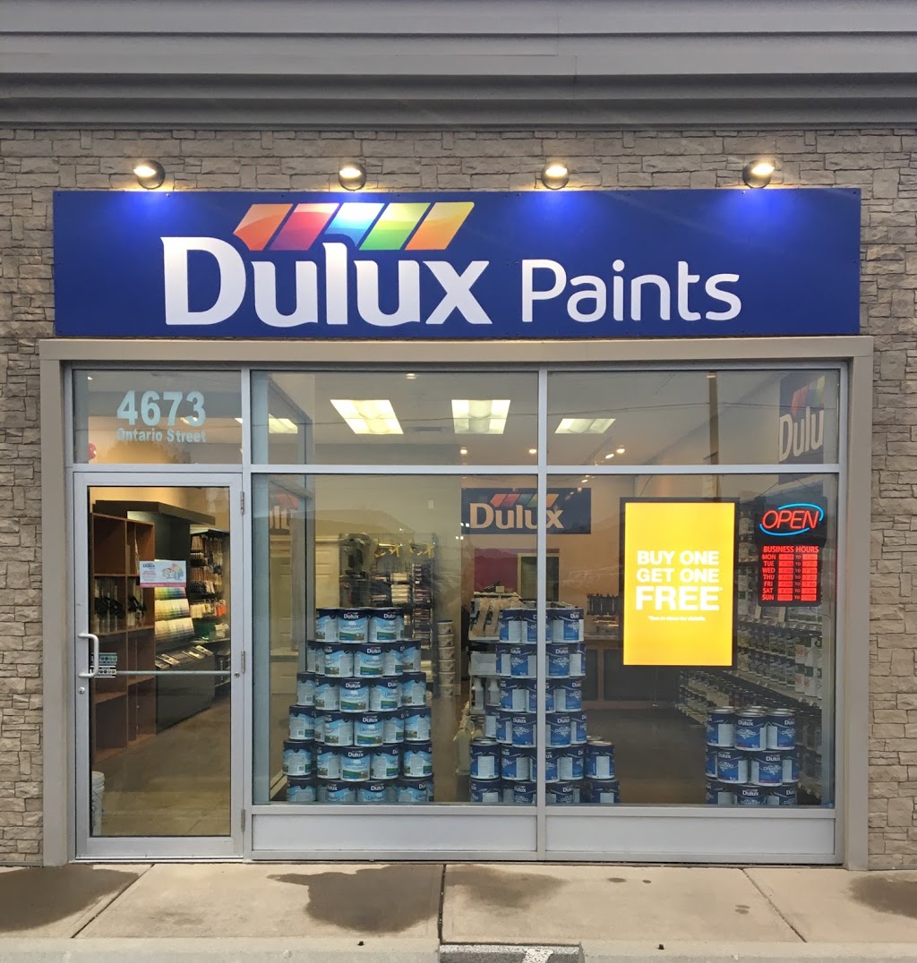 Dulux Paints | 4673 Ontario St, Beamsville, ON L0R 1B5, Canada | Phone: (905) 563-9610