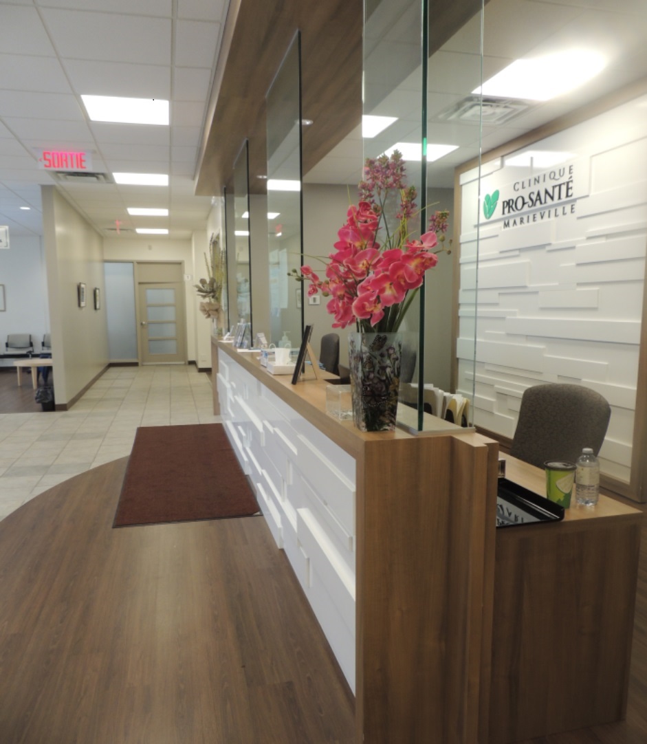 Clinique Pro-Santé Marieville | 1344 Rue du Pont, Marieville, QC J3M 1G2, Canada | Phone: (450) 708-2911