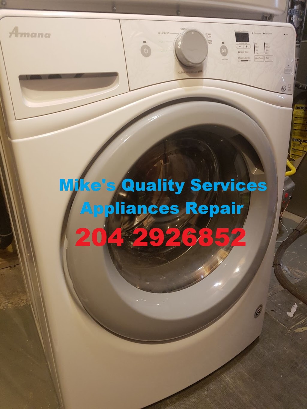 Mikes Quality Appliance Repair Winnipeg | 398 Elmhurst Rd, Winnipeg, MB R3R 0T9, Canada | Phone: (204) 292-6852