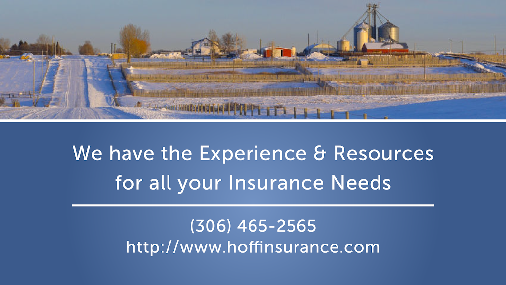 Hoff Insurance Inc. | 109 Souris St, Yellow Grass, SK S0G 5J0, Canada | Phone: (306) 465-2565