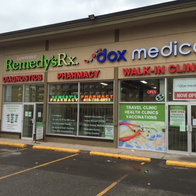 Remedy Srx Lawrence Pharmacy Travel Clinic 26 Lawrence Ave E 5 Scarborough On M1p 2s2 Canada