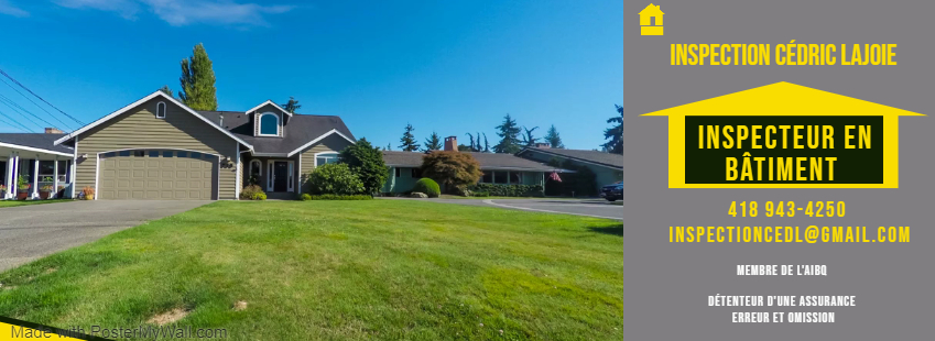 Inspection Cedric Lajoie | 700 Rte 289 Gd, Saint-Alexandre-de-Kamouraska, QC G0L 2G0, Canada | Phone: (418) 943-4250