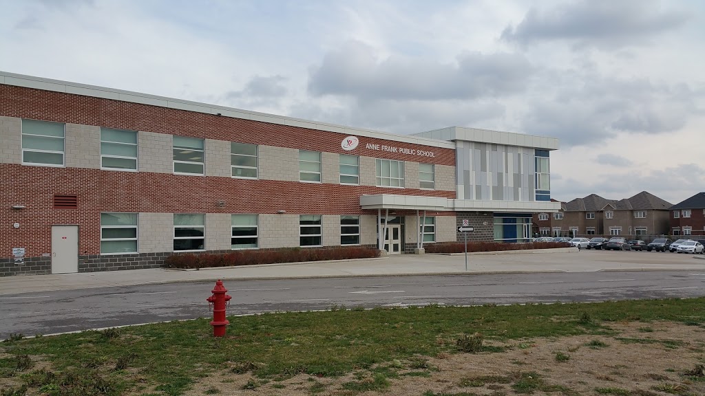 Anne Frank Public School | 431 Ilan Ramon Blvd, Maple, ON L6A 0X2, Canada | Phone: (289) 342-1001