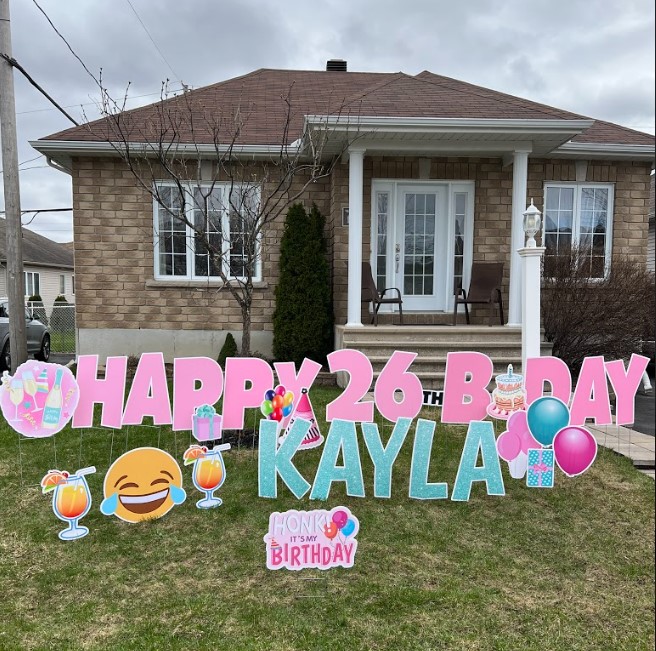 Explosion Celebration - birthday Lawn signs rentals | 148 Rue de Fontenelle, Gatineau, QC J8T 8R4, Canada | Phone: (819) 962-5919