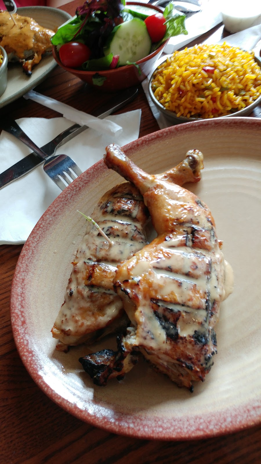 Nandos Heartland | 815 Britannia Rd W Unit 3, Mississauga, ON L5V 2X8, Canada | Phone: (905) 567-7050
