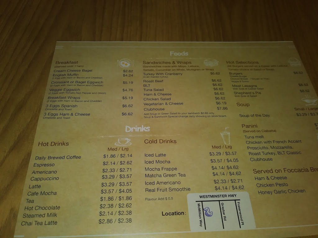 Blue Duck Café | 20800 Westminster Hwy, Richmond, BC V6W 1L2, Canada | Phone: (604) 303-7740