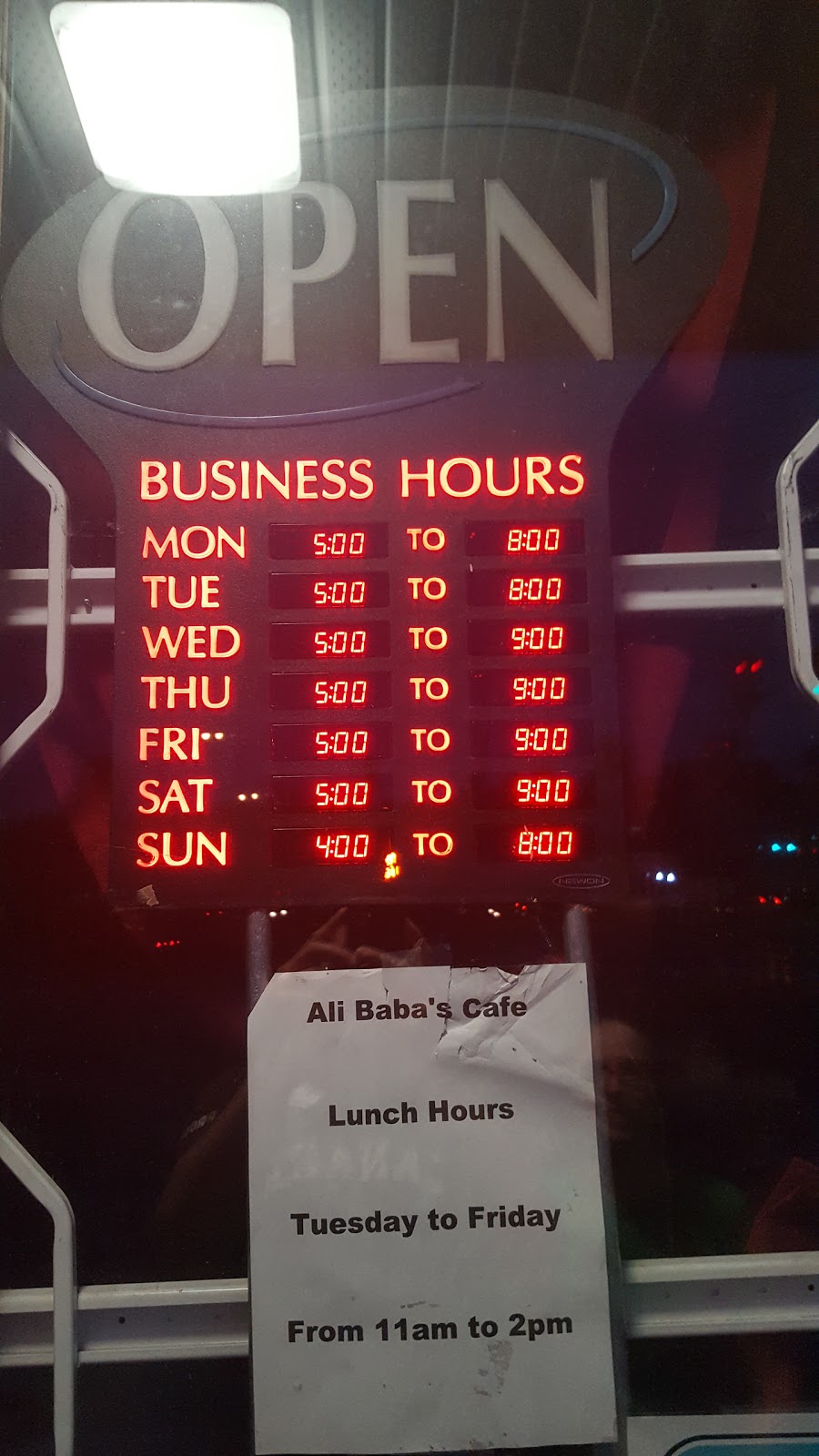 Ali Baba Cafe | 833 Ontario St, Sudbury, ON P3E 4L1, Canada | Phone: (705) 670-2710