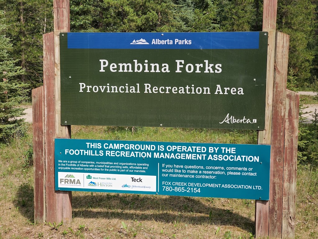 Pembina Forks Campground | campground | 46006 Forestry Trunk Rd, Yellowhead County, AB T0E 1X0, Canada | 7808652154 OR +1 780-865-2154