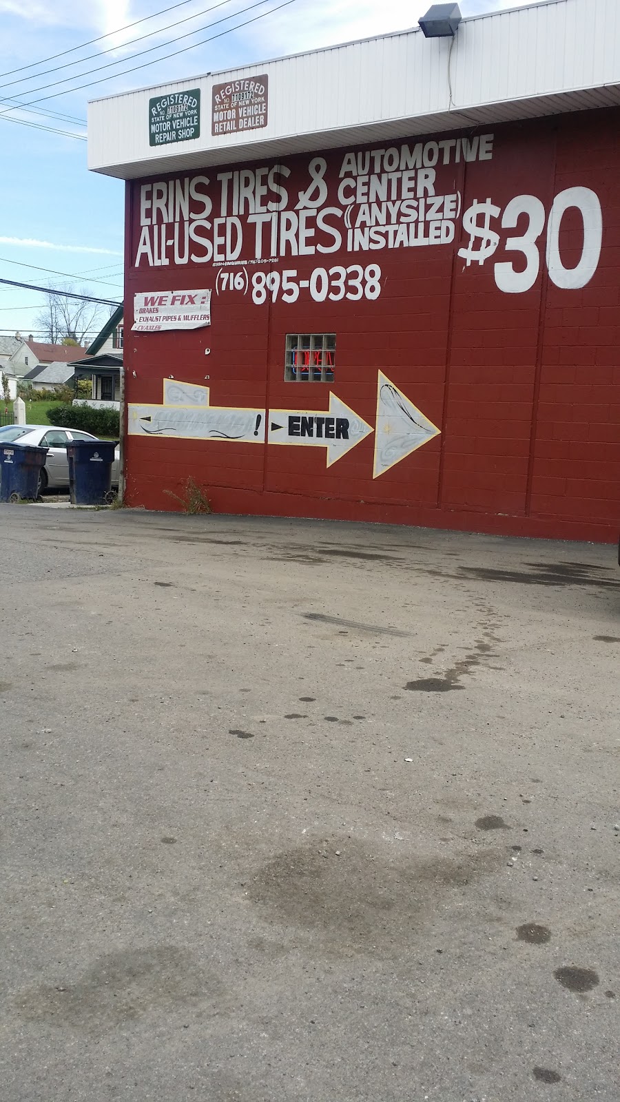 Erins Tire Automotive | 59 Stanislaus St, Buffalo, NY 14212, USA | Phone: (716) 895-0338