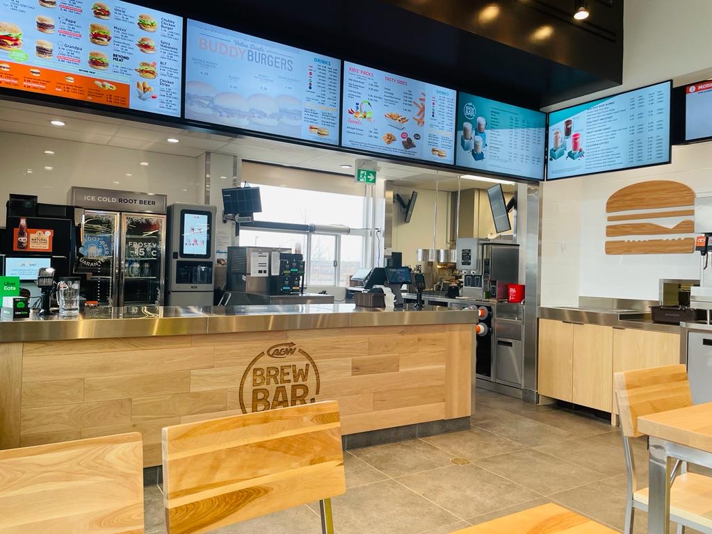 A&W Canada | 305 Fogal Rd, Brampton, ON L4H 3N5, Canada | Phone: (365) 576-0125