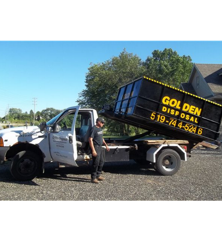 Golden Disposal Waste & Recycling Services | point of interest | 515 Sawmill Rd, Waterloo, ON N2J 4G8, Canada | 5197445246 OR +1 519-744-5246