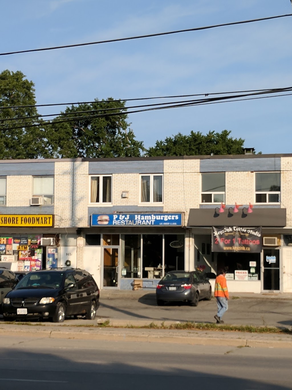 P & J Hamburgers | 943 Lakeshore Rd E, Mississauga, ON L5E 1E3, Canada | Phone: (905) 278-9278