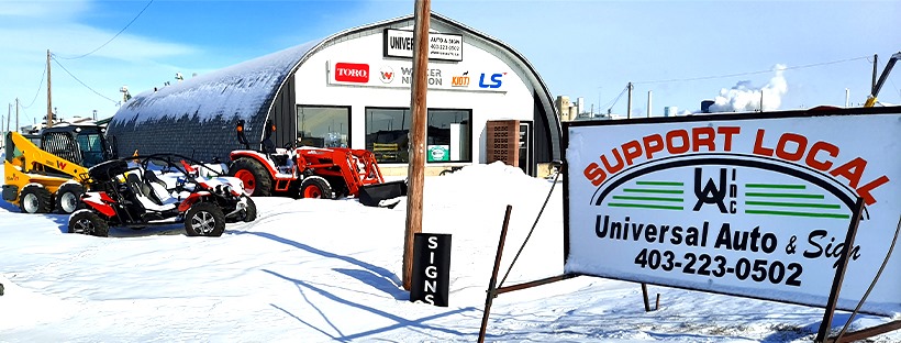 Universal Auto and Signs | 6005 50 Ave, Taber, AB T1G 1W7, Canada | Phone: (403) 223-0502