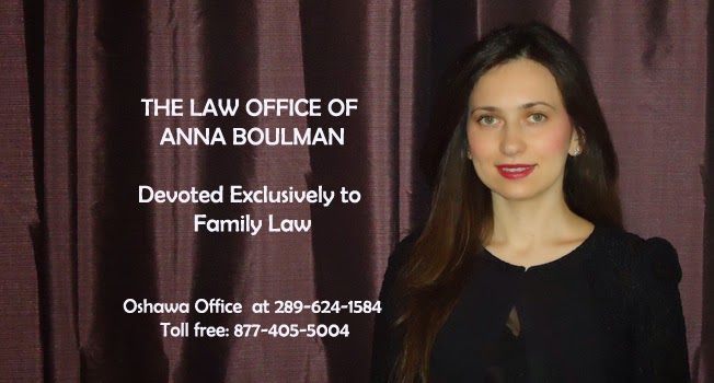 Anna Boulman Family Law | 100 Bond St E Suite #5, Oshawa, ON L1G 0B7, Canada | Phone: (289) 624-1584