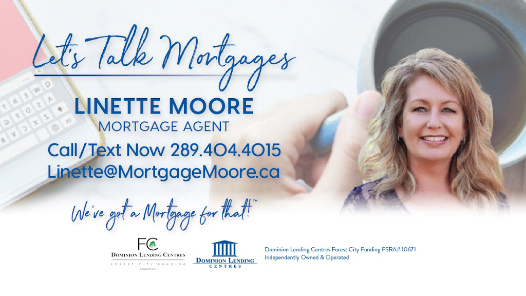 Linette Moore - Mortgage Broker Dominion Lending Centres | 706 Frontenac Crescent, Woodstock, ON N4V 0B1, Canada | Phone: (519) 535-9044