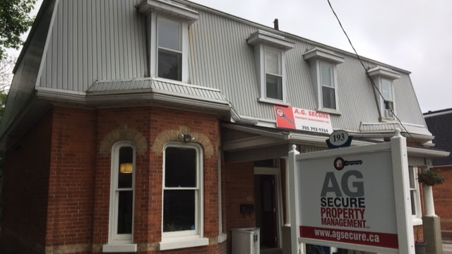 A.G. Secure Property Management Inc | 193 Bayfield St, Barrie, ON L4M 3B4, Canada | Phone: (705) 792-9764