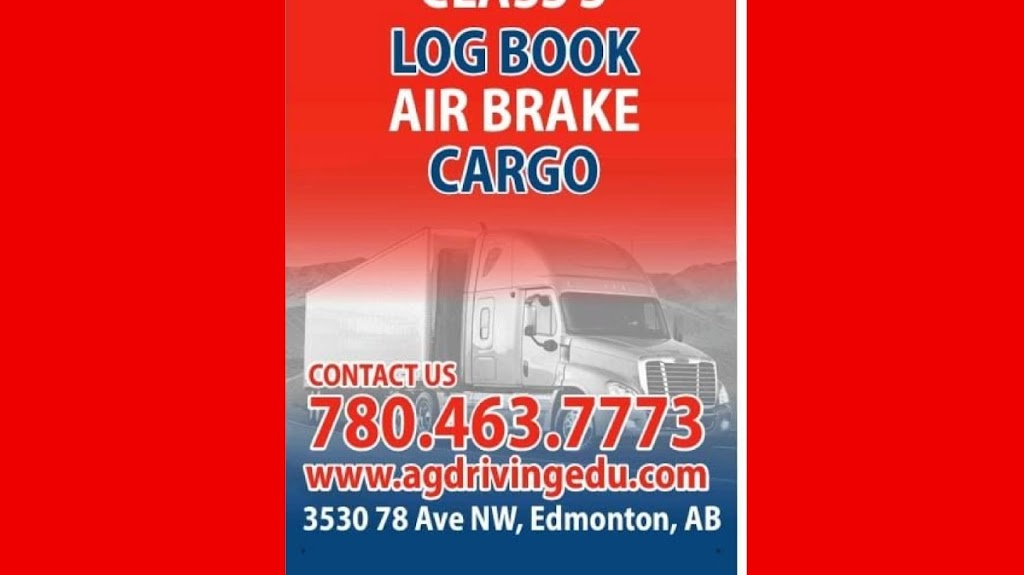 AG DRIVING EDUCATION | 3530 78 Ave NW, Edmonton, AB T6B 2X9, Canada | Phone: (780) 463-7773