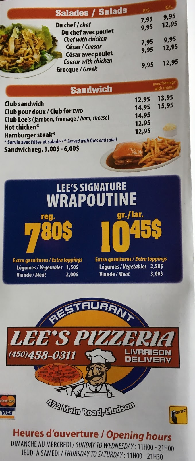 Lees Pizzeria | 472 Rue Main, Hudson, QC J0P 1H0, Canada | Phone: (450) 458-0311