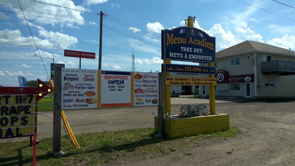 Menu Acadien | 55 Chemin Ohio, Shédiac, NB E4P 2J8, Canada | Phone: (506) 532-6366