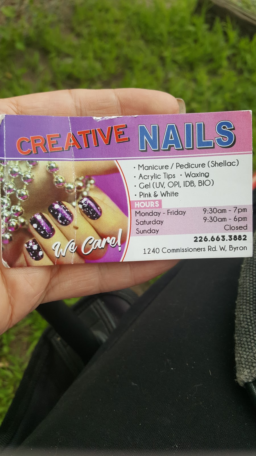 Creative Nails | 1228 Commissioners Rd W, London, ON N6K 1C7, Canada | Phone: (226) 663-3882