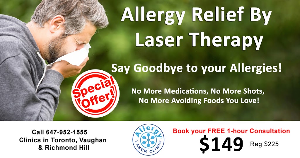 Allergy Relief Laser Clinic Oakville | 294 Rambler Ct, Oakville, ON L6H 3A6, Canada | Phone: (647) 952-1555