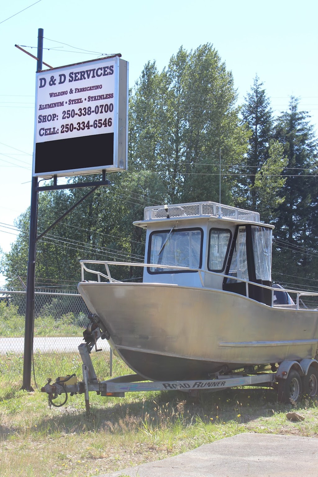 D & D Services Welding & Fabricating Sandblasting & Painting | 6433 N Island Hwy, Courtenay, BC V9J 1T7, Canada | Phone: (250) 338-0700